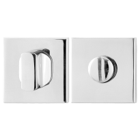 Turn and Release set GPF0910.42 50x50x8mm spindle 8mm polished stainless steel large knob
