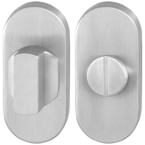 Turn and Release set GPF0911.04 70x32mm spindle 5mm satin stainless steel large knob