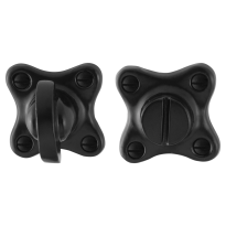 Turn and Release set GPF6910.09 44x44x9mm spindle 8mm wrought iron black