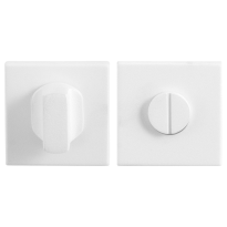 Turn and Release set GPF8910.42 50x50x8mm spindle 8mm white large knob