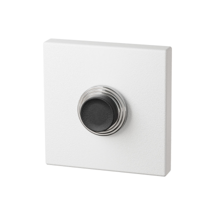 doorbell-with-black-button-gpf8826-42-square-50x50x8-mm-white