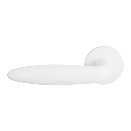 cigar-model-white-door-handle-on-rose-gpf822vwl-rose-53x6-5mm-pointing-left