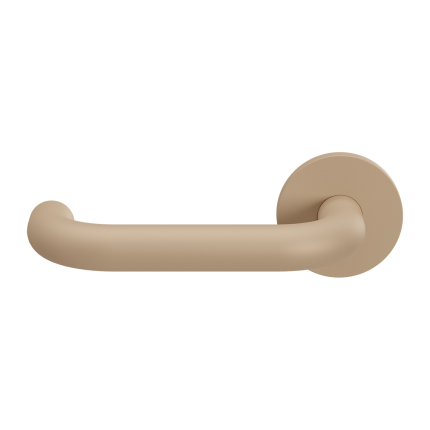 door-handle-on-rose-u-model-19mm-gpf105vru1l-pointing-left-urban-jungle-sand