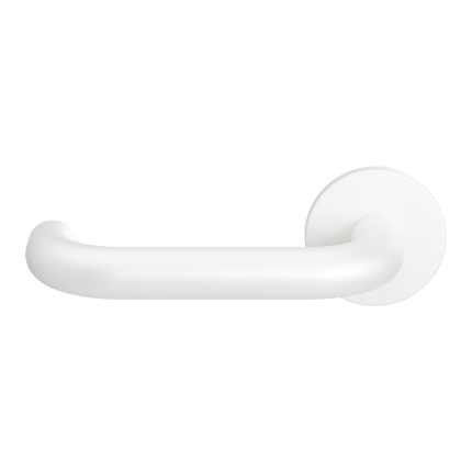 door-handle-on-rose-u-model-19mm-gpf607vwl-rose-53x6-5mm-pointing-left-smooth-white