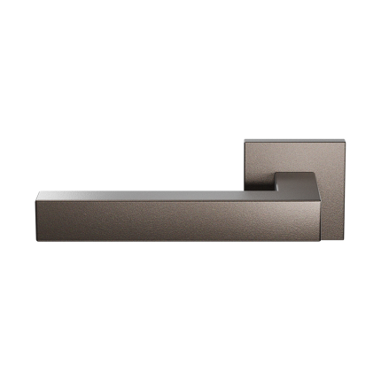 Deurkruk op rozet Zaki+ GPF1302.A1-02L, linkswijzend Dark blend
