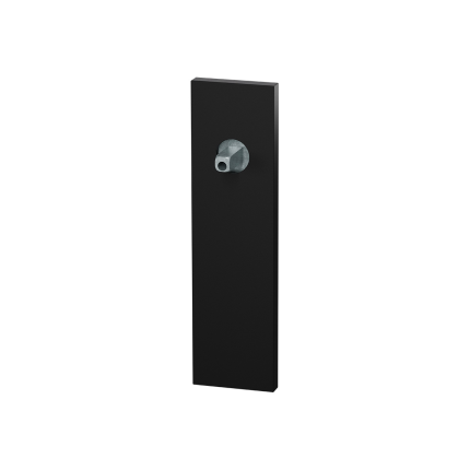 gpf1115-61-short-backplate-rectangular-black-with-welded-knob-fastener