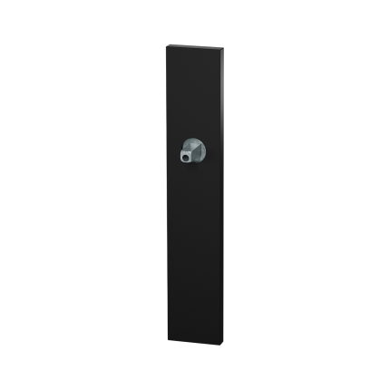 gpf1125-61-411-long-backplate-rectangular-lock-72-black-with-welded-knob-fastener