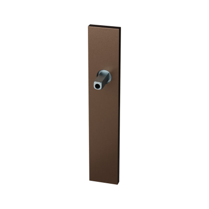 GPF1125.A2.442 long backplate rectangular lock 72PZ Bronze blend with welded knob fastener