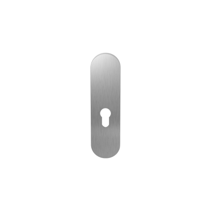 short-backplate-gpf1200-10l-r-55pz-without-latch-satin-stainless-steel