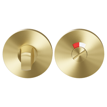 Turn and Release set GPF0903VRP4 53x6mm spindle 8mm PVD satin brass