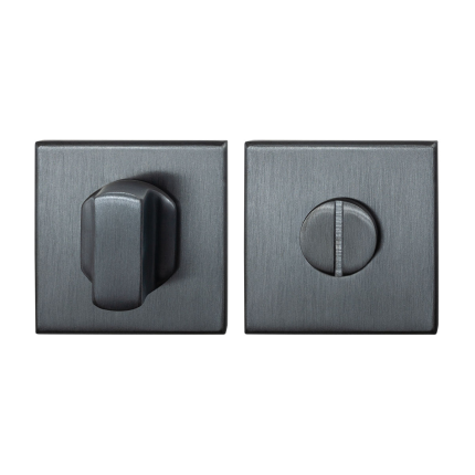 Turn and Release Set GPF0910.02P1 50x50x8mm Spindle 8mm PVD Antracite Large Knob