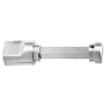 Turn and Release set GPF1108.09 spindle 8mm satin stainless steel normal knob