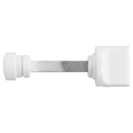 Turn and Release set GPF8110.62 spindle 8mm white large knob